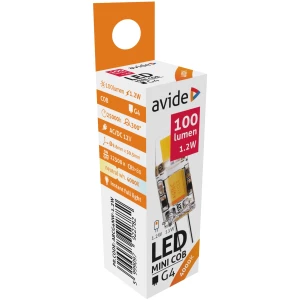 Avide LED 1.2W G4 COB NW 4000K Kapszula