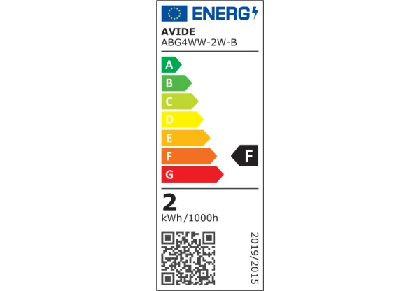 Avide LED 2W G4 WW 3000K Fekvő Kapszula