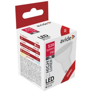 Avide LED Spot Plastic Fényerőszabályzós 7W GU10 WW 3000K Szpot