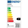 Avide LED Asztali Lámpa Üzleti Bőrhatású Claude Naptár Fekete 5W - Image 3