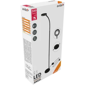 Avide LED Állólámpa Angel 12W NW Fekete Állólámpa