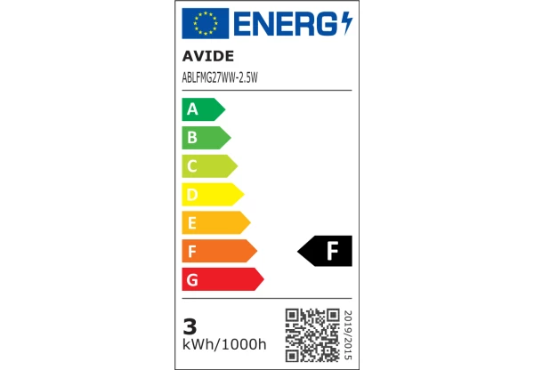 Avide LED Filament Mini Globe 2.5W E27 WW 2700K Mini Gömb