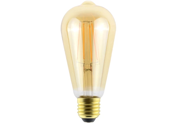 Avide LED Filament ST57 7W Fényerőszabályzós Borostyán E27 WW 2500K Speciális