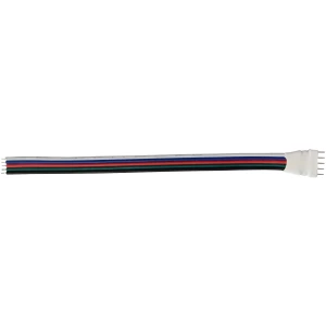 Avide LED Szalag 12V RGB+W 5PIN Sima Kábel Apa Csatlakozó RGB+W