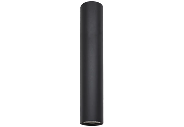 Avide GU10 Lámpatest Kerek Fekete 240mm Fényforrás nélküli