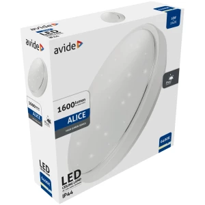Avide LED Mennyezeti Lámpa IP44 Selene 18W 330*68mm CW 6400K 18W