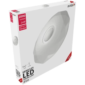 Avide LED Mennyezeti Lámpa Négyzetes Desdemona 24W 380*110mm NW 4000K 24W