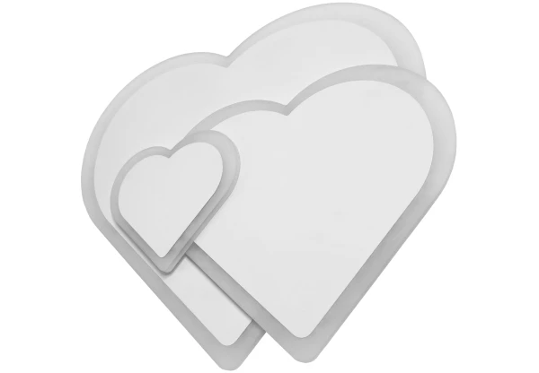 Avide Design Mennyezeti Lámpa Coeur 55W(27.5+27.5)  RF Távirányítóval Mennyezeti