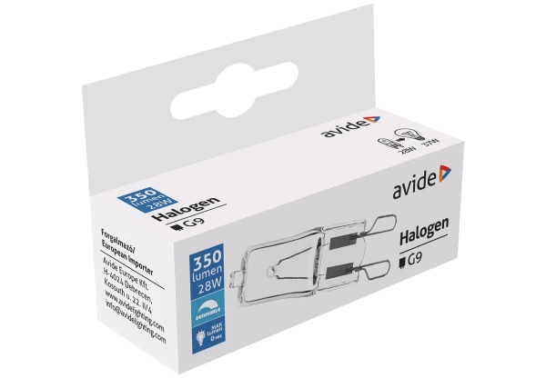 Avide Halogén G9 28W 2000h Kapszula