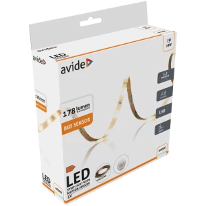 Avide LED Szalag Ágy Szenzor 5V USB 1.2m 3W 3000K Single Szettek
