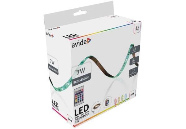 Avide LED Szalag Ágy Szenzor 12V 1.5m RGB Szettek