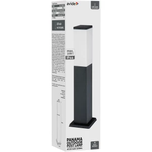 Avide kültéri álló lámpa Panama 1xE27 500mm IP44 Antracit Álló lámpa