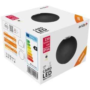 Avide kültéri fali lámpa Cairo 2 irányú LED 6W NW IP54 Integrált LED