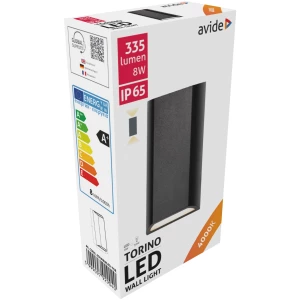 Avide kültéri fali lámpa Torino 2 irányú LED 8W NW IP65 Integrált LED