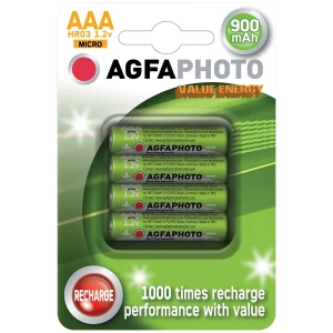 AgfaPhoto Akkumulátor Mikro 900mAh B4 Akkumulátorok, töltők