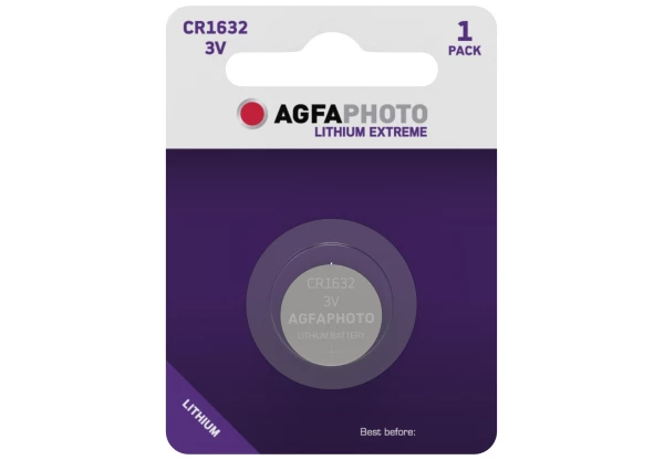 AgfaPhoto Lithium Gombelem CR1632 B1 Lítium