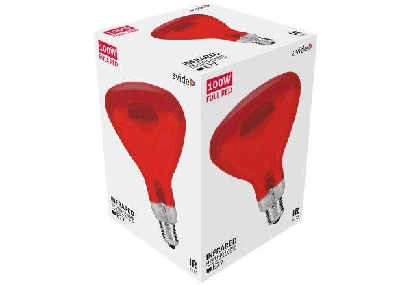 Avide Infra Izzó E27 100W Full Red Infra