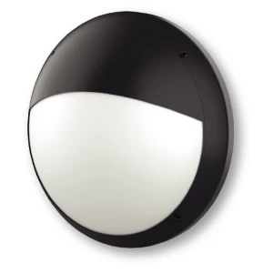 Avide Cseppálló Mennyezeti Lámpa Félárnyékoló Gyűrű 30cm Fekete (AVIDE MARS 20W és 25W-hoz) IP Védett