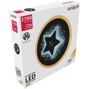 Avide Fali Design Oyster Ellery mini 3 kapcsolási mód 33W Fali