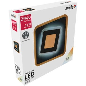 Avide Fali Design Oyster Timber mini 3 kapcsolási mód 32W Fali