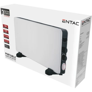 Entac Konvekciós fűtőtest Időzítővel Slim 2000W Fűtőtestek