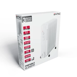 Entac Olajradiátor 11 taggal 2500W Fűtőtestek