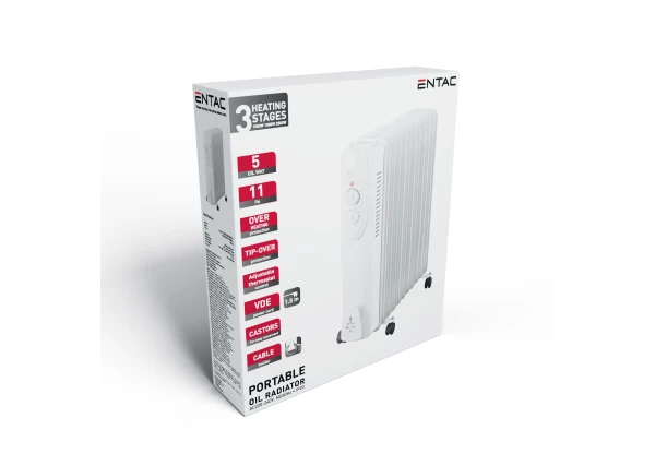 Entac Olajradiátor 11 taggal 2500W Fűtőtestek