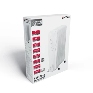 Entac Olajradiátor 9 taggal 2000W Fűtőtestek