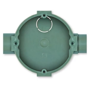 60-as szerelődoboz – egyszeres takarófedélhez 40 mm mélységű, 80 mm-es távolságra Szerelődoboz