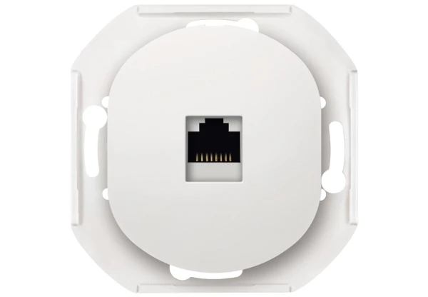 EON fedőkeret-mentes adatátviteli aljzat 1xRJ45 Cat 6 FTP, fehér Adatátviteli aljzatok