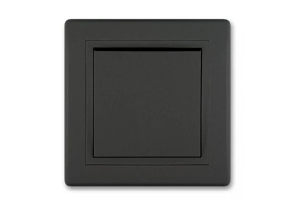 PRESTIGE 106 alternatív kapcsoló, soft-touch fekete Prestige