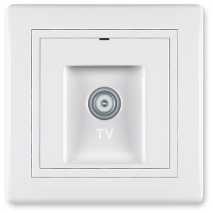 PRESTIGE TV antenna aljzat, egyedi rendszerekhez, fehér Prestige