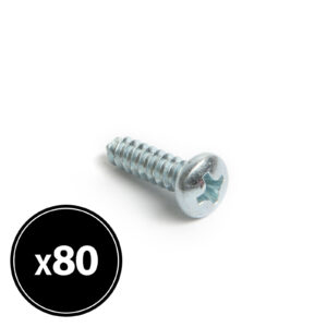 Forgácslap csavar – peremes lencsefejű – 4,2 x 16 mm – 80 db / csomag  04805 Csavarok, tiplik