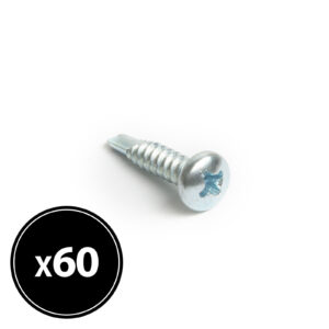 Önfúró laposfejű lemezcsavar – 4,2 x 19 mm – 60 db / csomag  04806 Csavarok, tiplik