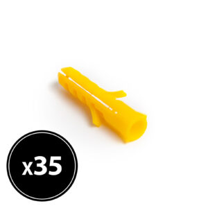 Tipli – 6 x 30 mm – 35 db / csomag  04818A Csavarok, tiplik
