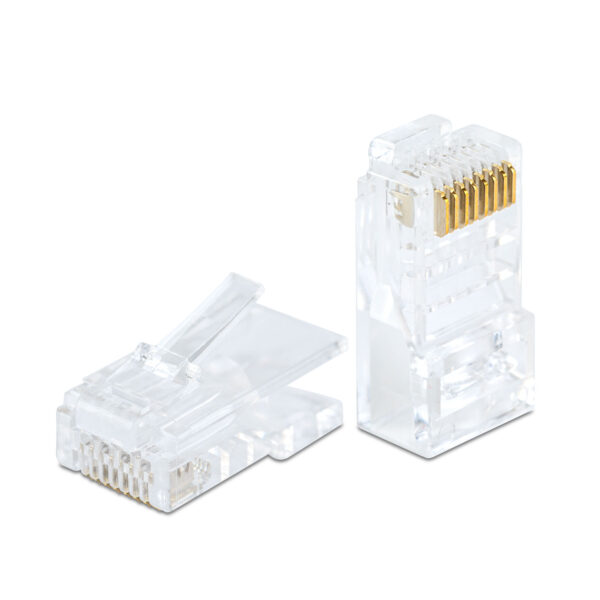 8P8C moduláris dugó – átmenő – UTP CAT6 RJ45 05232C Csatlakozók 8P8C moduláris dugó – átmenő – UTP CAT6 RJ45 05232C Csatlakozók