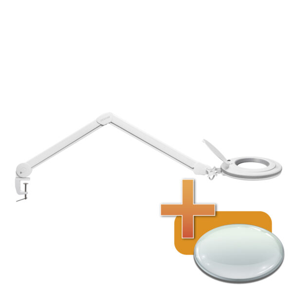 LED lámpa – nagyító lencsével – 5″ – 130 mm  10797L Kézi szerszámok