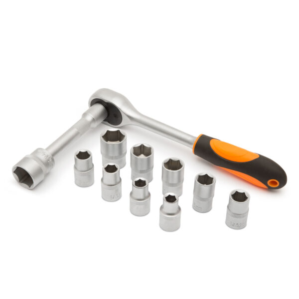 Dugókulcs készlet – 1/4″ – 12 db  10857A Kézi szerszámok
