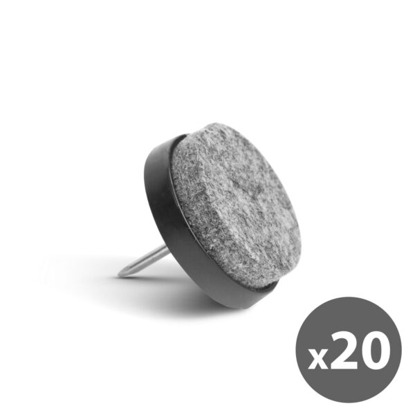 Bútor filcpárna szett (szeges) – 20 db / csomag – szürke  11113 Háztartási kisgépek