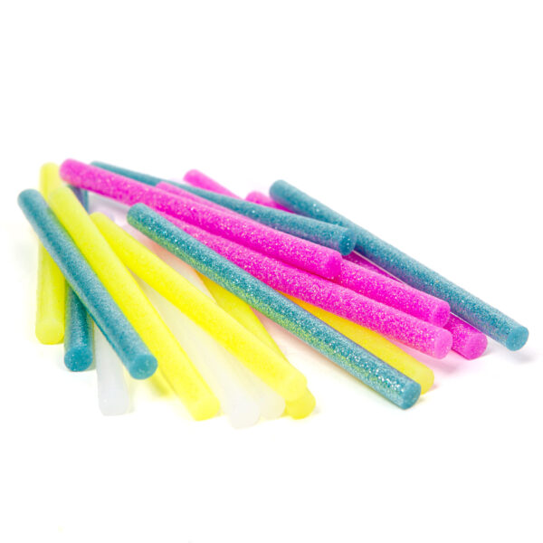 Ragasztórúd – 7 x 100 mm – Fluoreszkáló színes – 20 db / csomag  11116D Ragasztópisztolyok, rudak