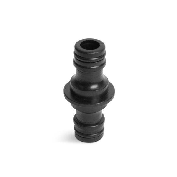 Tömlőcsatlakozó toldó – műanyag – fekete – 4,7 x 2,6 x 2,6 cm  11666 Öntözés