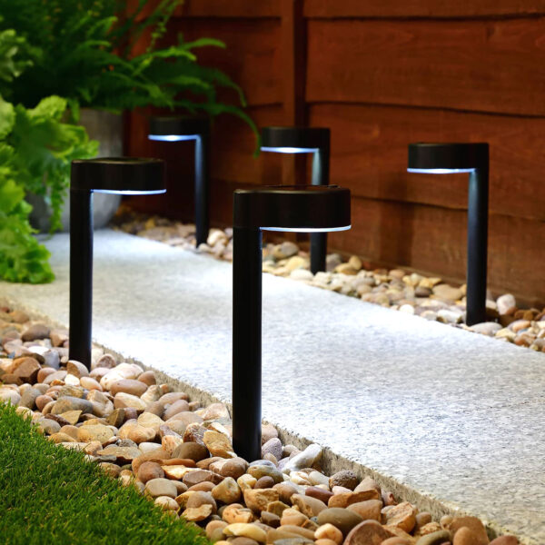Leszúrható szolár lámpa – 1 LED – fekete – 31,5 x 7 x 9,5 cm  11705 Szolár