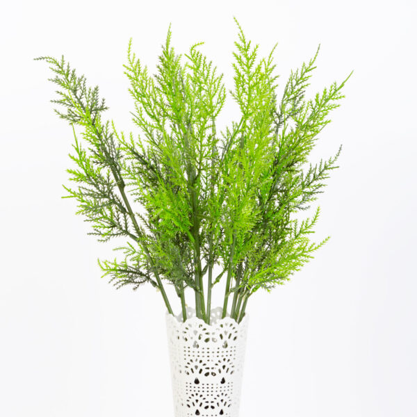 Műnövény dekoráció – leszúrható – zöld – 9 x 45 cm  11848 Háztartási kisgépek