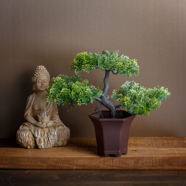 Műnövény dekoráció – bonsai fa – 25 x 9 cm  11895 Háztartási kisgépek