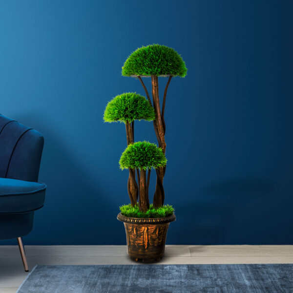 Műnövény dekoráció – gömb buxus fa – 90 cm  11910 Háztartási kisgépek
