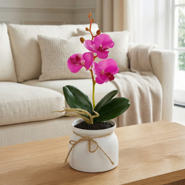 Műnövény dekoráció – orchidea – 3 féle – 29,5 cm  11914 Háztartási kisgépek
