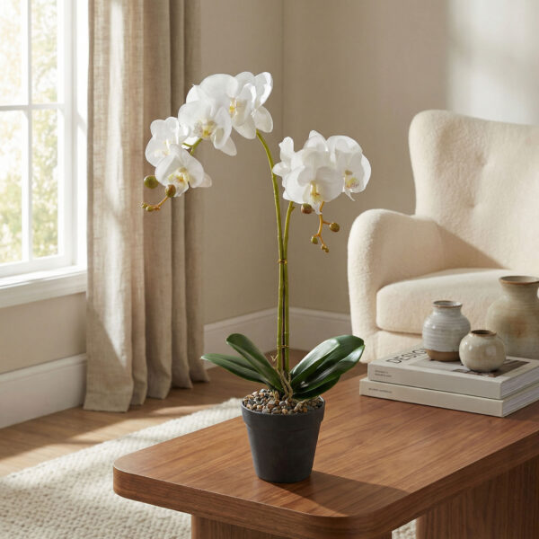 Műnövény dekoráció – orchidea – 2 féle – 54 cm  11918 Háztartási kisgépek