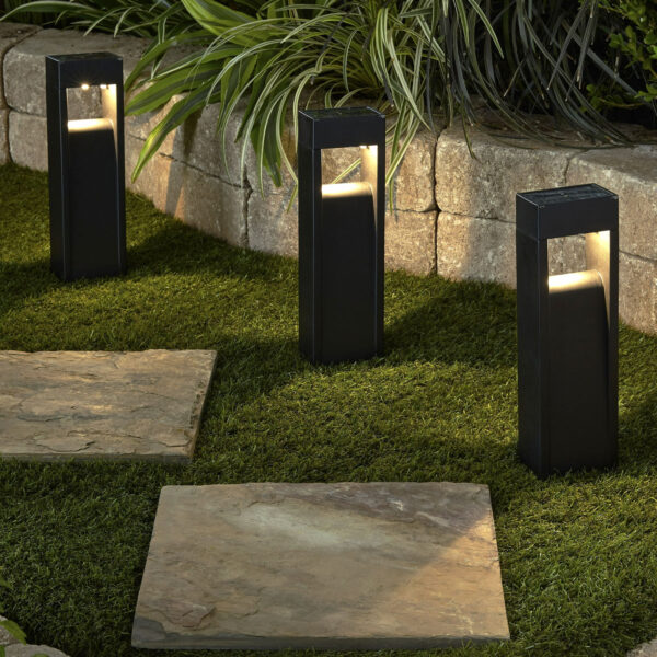 Leszúrható szolár lámpa – 2 melegfehér LED – 33 x 8 x 5 cm  13012 Szolár