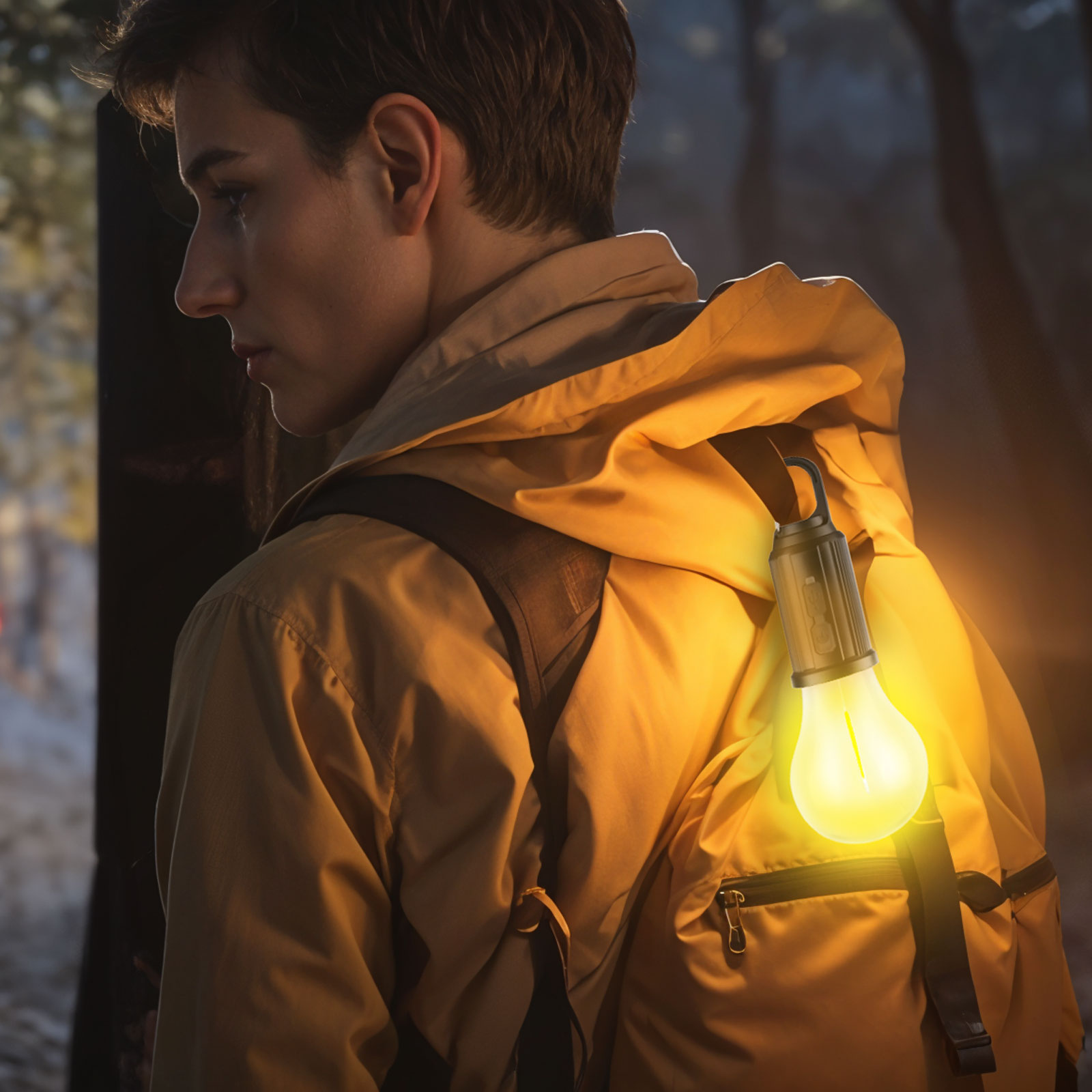 Akasztható szolár lámpa – villanykörte alakú – USB-C – 100 lumen – 400 mAh 18585 Egyéb Akasztható szolár lámpa – villanykörte alakú – USB-C – 100 lumen – 400 mAh 18585 Egyéb