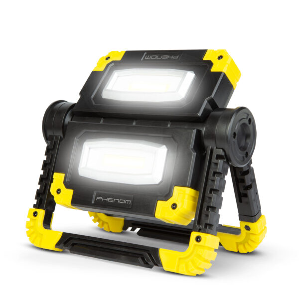 Multifunkciós reflektor – akkumulátoros – 2 x 1000 lumen LED  18648B Steklámpa, szerelőlámpa